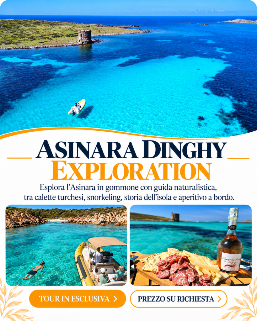 Asinara dinghy exploration Escursioni Alghero