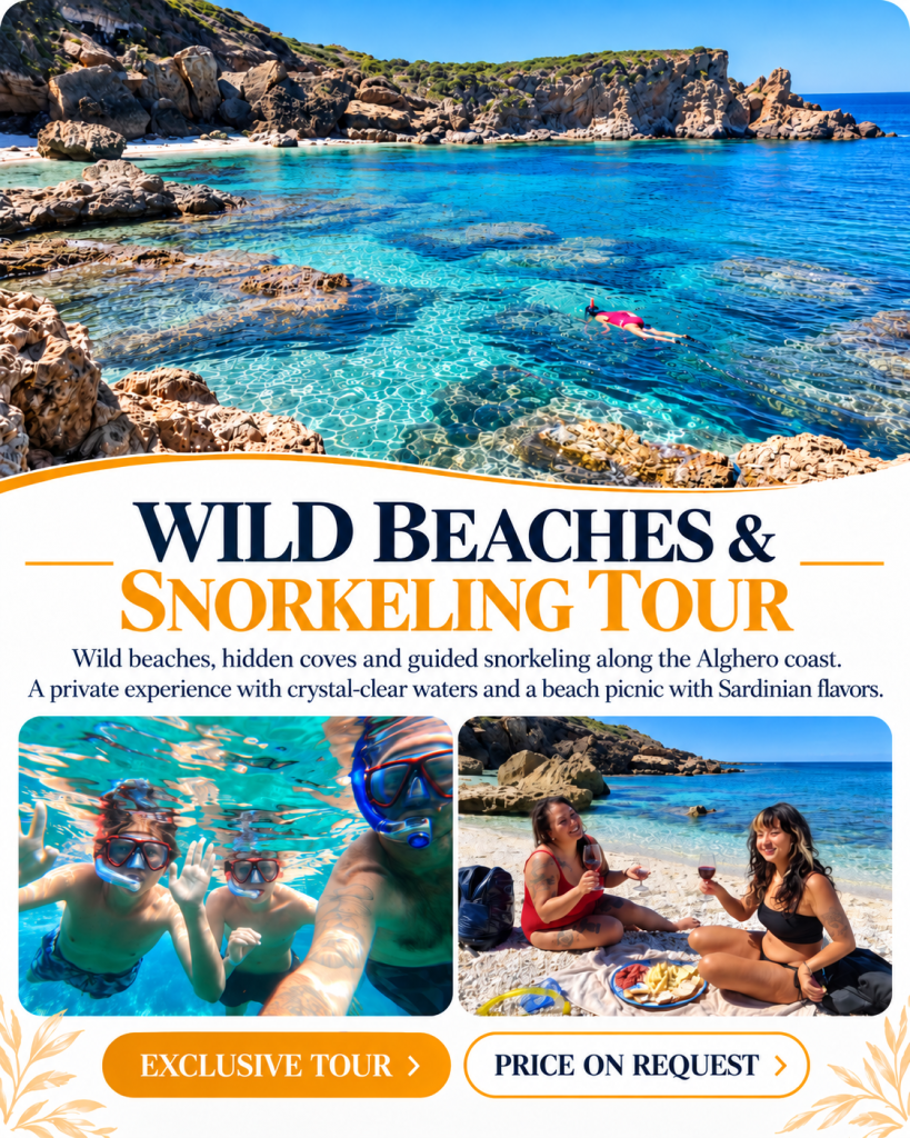 Wild Beaches & Snorkeling Tour Alghero Excursions